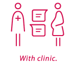 With Clinic.